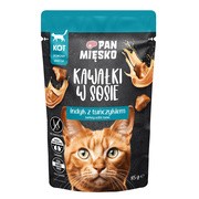Pan Mięsko, karma mokra dla kota, indyk z tuńczykiem, 85 g