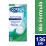Corega Tabs Bio Formula, tabletki do czyszczenia protez zębowych, 136 szt.