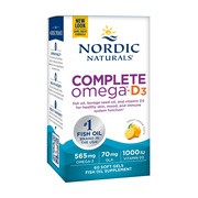 Complete Omega-D3 565 mg Lemon, kapsułki, 60 szt.        
