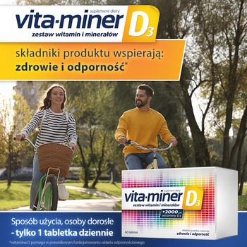 Vita-miner D3, tabletki, 60 szt.