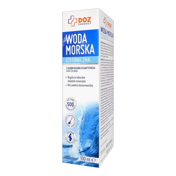 DOZ Product Woda morska izotoniczna, spray do nosa, 100 ml