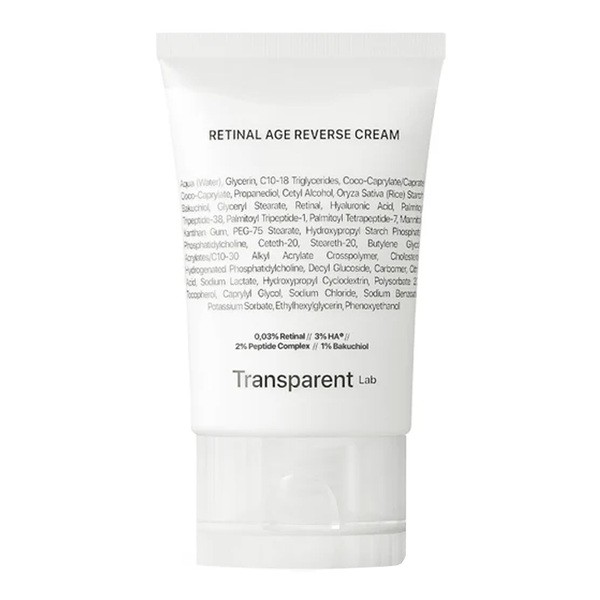 Transparent Lab Transparent Lab Retinal Age Reverse Cream, Creme Anti-Aging, 50 ml — Inhaltsstoffe und Bewertung