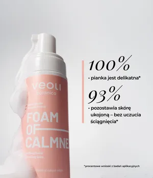 Veoli Botanica Foam Of Calmness, kojąca pianka do mycia twarzy, 150 ml