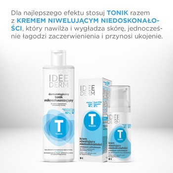 Idee Derm, dermatologiczny tonik mikrozłuszczający, 220 ml
