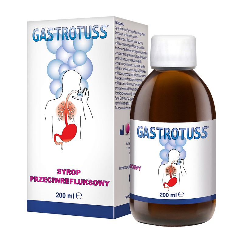 Gastrotuss Syrop Przeciwrefluksowy 200 Ml