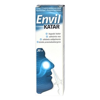 Envil Katar, (1,5 mg+ 2,5 mg)/ml, aerozol do nosa, 20 ml
