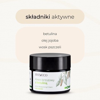 Sylveco, krem brzozowy z betuliną, 50 ml