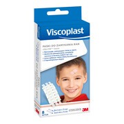 Viscoplast Steri-Strip, paski do zamykania ran, białe, 8 szt.