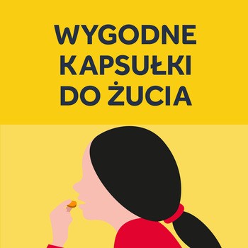 Nurofen dla dzieci Junior, 100 mg, kapsułki do żucia, elastyczne, 12 szt.