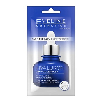 Eveline Cosmetics Face Therapy Professional Ampoule, kremowa maseczka Hyaluron, 8 ml