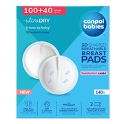 Canpol Babies Ultra Dry, oddychające ultrachłonne wkładki laktacyjne 3D, 140 szt. https://azcdn.doz.pl/image/d/product/a7997f3f-scale-180x180.png