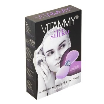 Vitammy Siliko, szczoteczka soniczna do twarzy, kolor lawendowy