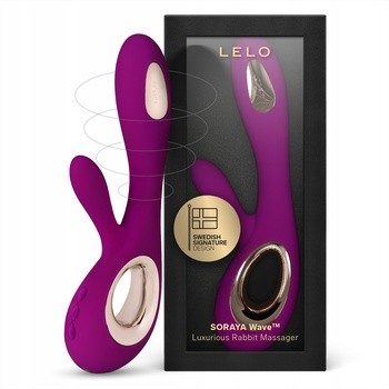 Lelo Soraya Wave Midnight Blue, wibrator typu króliczek, 1 szt.