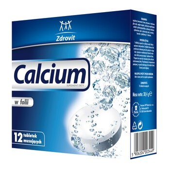 Calcium, 300 mg, tabletki musujące, 12 szt.