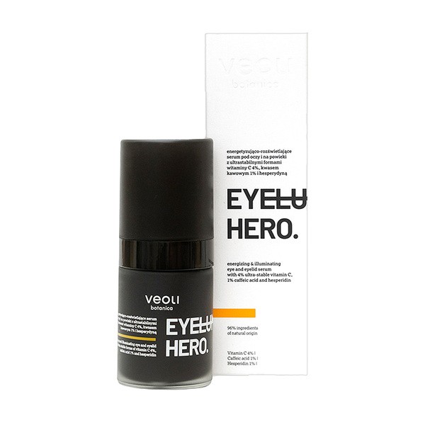 Veoli Botanica Veoli Botanica Eyeluminate Hero, energetyzująco-rozświetlające serum pod oczy, 15 ml