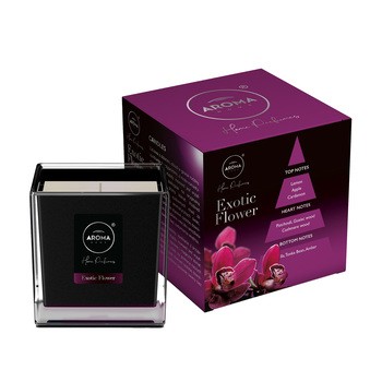 Aroma Home, Black Series Exotic Flower, świeca, 155 g