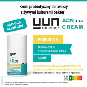 Yun ACN Repair Cream, krem probiotyczny, 50 ml