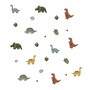 Sipo, Naklejki na ścianę dla dzieci, Mini Dinozaury, 1 szt.