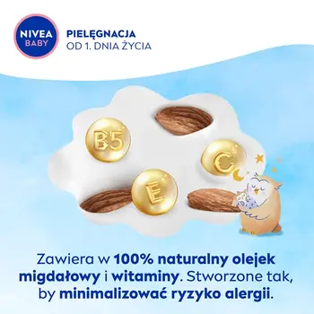 Nivea Baby, mleczko nawilżające na dobranoc, 200 ml