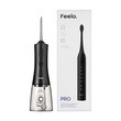 Zestaw Feelo Pro, szczoteczka soniczna black z etui, 1 szt. + czarny irygator do higieny jamy ustnej, 1 szt.