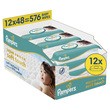 Pampers Aqua Soft Touch, nawilżane chusteczki dla dzieci, 12 x 48 szt.