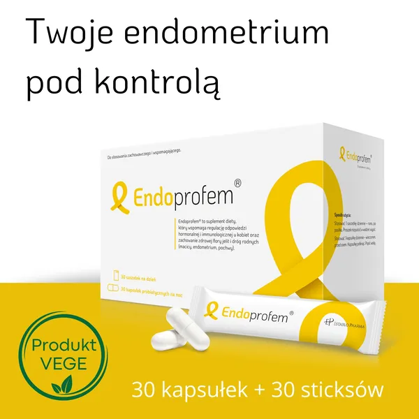 Комплекс для женщин Endoprofem, с пробиотиком, малина, 30 саше + 30 капсул — фото 2