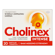 Cholinex Intense, tabletki do ssania, miód i cytryna, 20 szt.