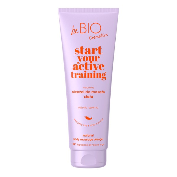 beBIO BeBio Start Your Active Training, oleożel do masażu ciała, 250 ml — Składniki i ocena