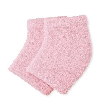 Voesh, nawilżające skarpetki na pięty, light pink, 1 para