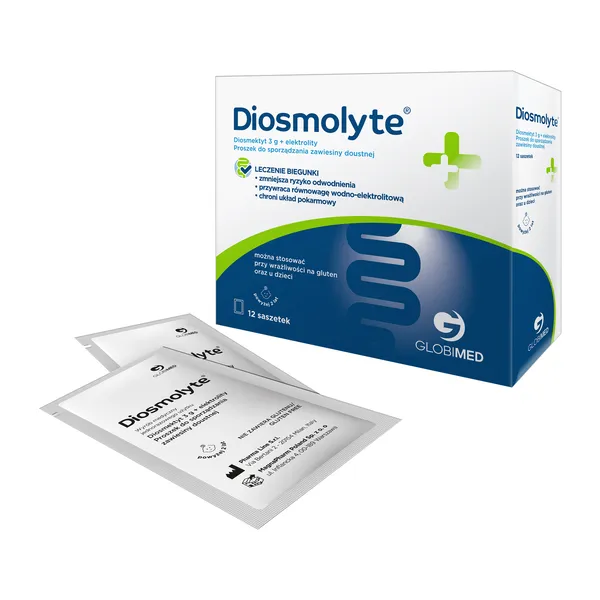 Diosmolyte proszek do zawiesiny 12 saszetek [Diosmolytel] - Diosmolytel