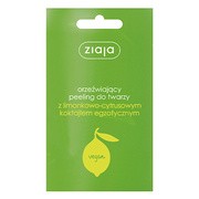 Ziaja, orzeźwiający peeling do twarzy z limonkowo-cytrusowym koktajlem egzotycznym, 7 ml