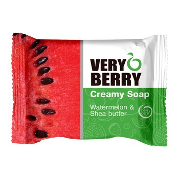 Very Berry, kremowe mydło w kostce, Watermelon & Shea Butter, 100 g