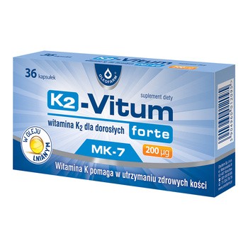 K2 - Vitum forte 200 µg, kapsułki, 36 szt.