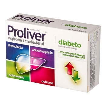 Proliver Diabeto, tabletki, 30 szt.