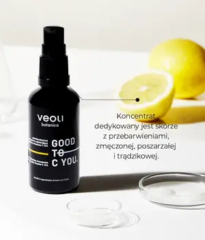 Veoli Botanica Good To C You, antyoksydacyjny koncentrat rozjaśniający, 40 ml