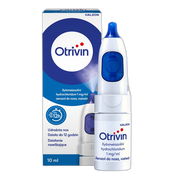 Otrivin 0.1%, (1 mg/ml), aerozol do nosa, 10 ml, pompka z boku