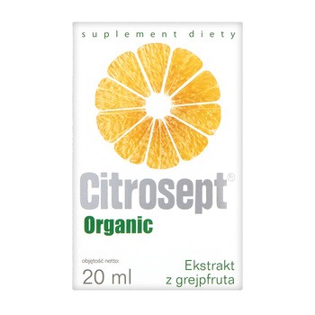 Citrosept Organic, krople, 20 ml