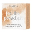 Claresa Feel The Pow(d)er!, puder pod oczy, 02 Beige, 6 g