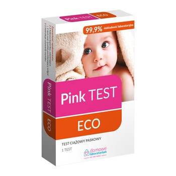 Pink Test Eco, test ciążowy, paskowy, 1 szt.