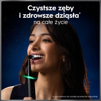 Oral-B iO 10, szczoteczka elektryczna, Cosmic Black, 1 szt.