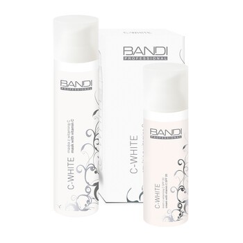 Zestaw Promocyjny Bandi C-White, krem z witaminą C, SPF 20, 50 ml + maska z witaminą C, 75 ml