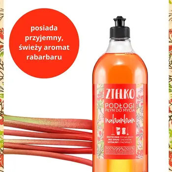 Zielko, Płyn do mycia podłóg, rabarbar, 1000 ml