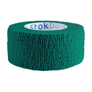 StokBan bandaż elastyczny, samoprzylepny, 4,5 m x 2,5 cm, ciemny zielony, 1 szt.
