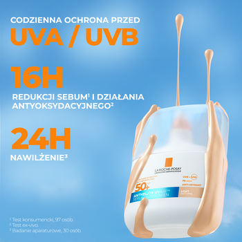 La Roche-Posay Anthelios UV AIR, ultra-lekkie serum ochronne barwiące SPF 50+, 50 ml