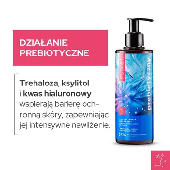 Vianek, prebiotyczny tonik do twarzy nawilżający, 300 ml