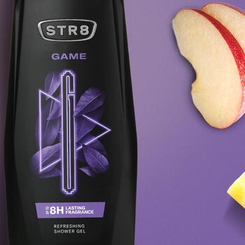 STR8 Game, odświeżający żel pod prysznic, 400 ml