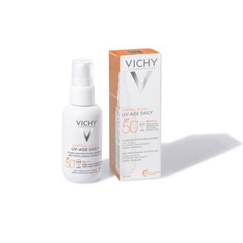 Vichy Capital Soleil UV-Age Daily Fluid, przeciw fotostarzeniu się skóry SPF50+, 40ml