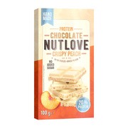 Allnutrition Nutlove Protein Chocolate Crispy Peach, biała czekolada o smaku brzoskwiniowym, 100 g        