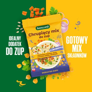 Bakalland, Chrupiący mix do zup z ciecierzycą, 75 g