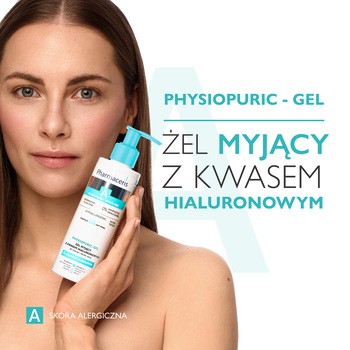 Pharmaceris A Physiopuric - gel, żel myjący z kwasem hialuronowym do twarzy i okolic oczu, 190 ml